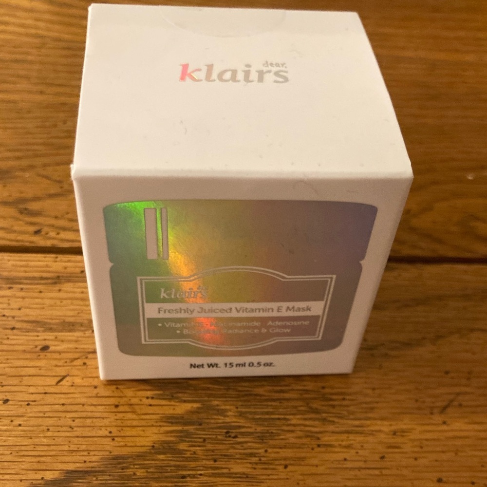 Klairs Freshly Juiced Vitamin E Beauty Mask, 0.5 oz (15 ml)